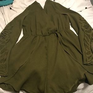 Beautiful green romper